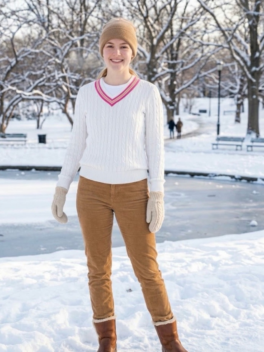 Rare cable knit sweater in cotton